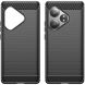 Защитный чехол UniCase Carbon для Realme GT Neo 6 SE / GT 6T / GT 6 - Black (356127B). Фото 2 из 10