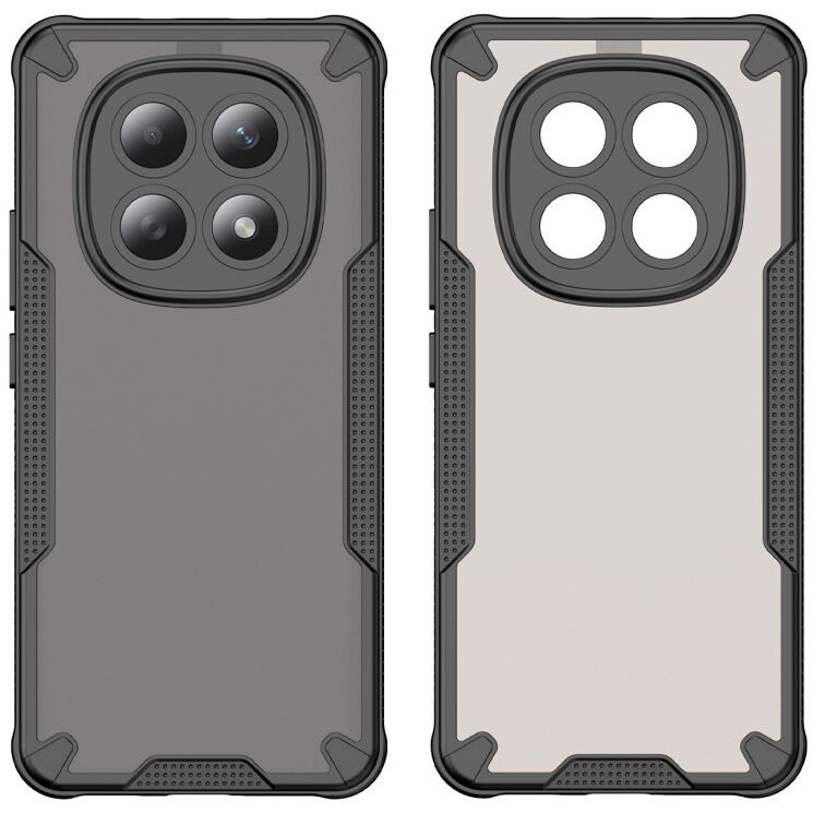 Защитный чехол UniCase Falcon Frame для Xiaomi Redmi Note 15 (4G/5G) / Poco M8 - Black: фото 2 из 9