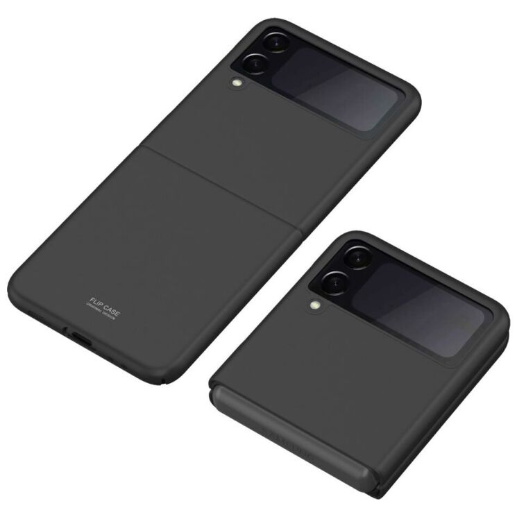 Защитный чехол UniCase Hard Cover (FF) для Samsung Galaxy Flip 3 - Black: фото 1 из 7