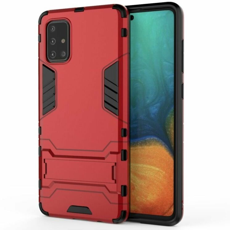Захисний чохол UniCase Hybrid для Samsung Galaxy A71 (A715) - Red: фото 2 з 8