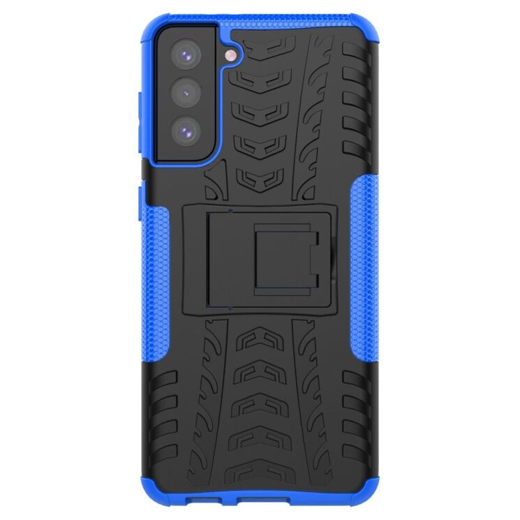 Защитный чехол UniCase Hybrid X для Samsung Galaxy S21 Plus (G996) - Blue: фото 3 из 10