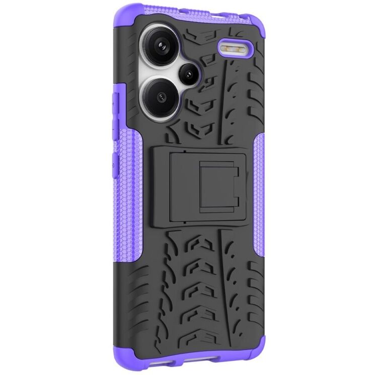 Защитный чехол UniCase Hybrid X для Xiaomi Redmi Note 13 Pro+ - Purple: фото 5 из 15