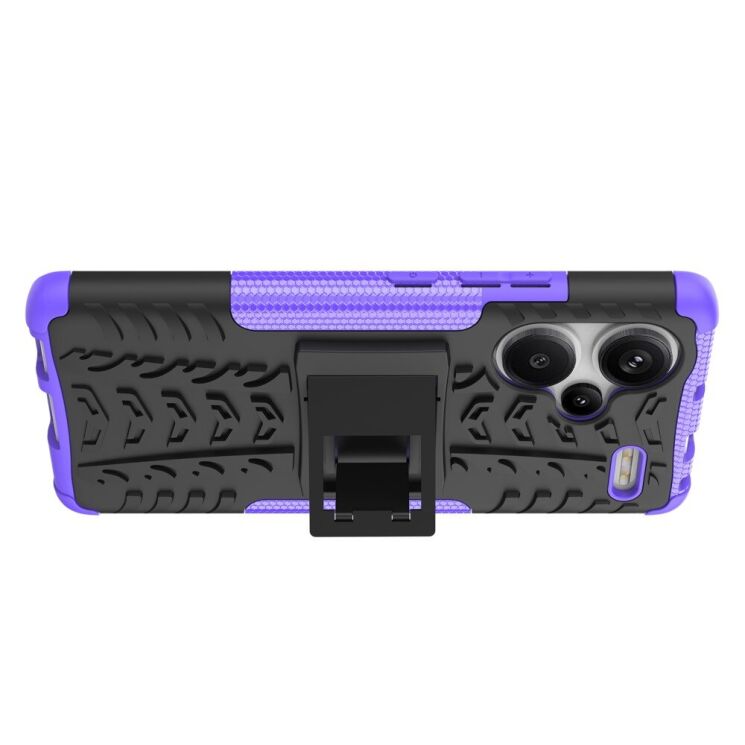 Защитный чехол UniCase Hybrid X для Xiaomi Redmi Note 13 Pro+ - Purple: фото 2 из 15