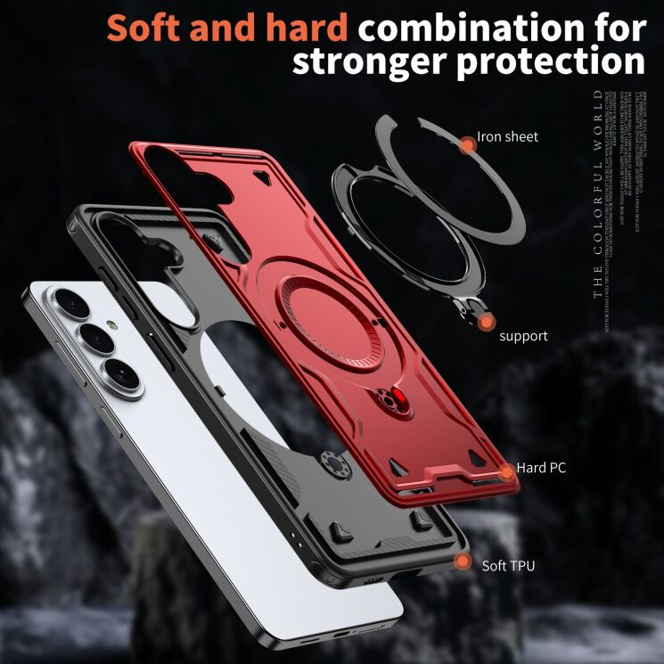 Защитный чехол UniCase Lander Armor для Samsung Galaxy S26 Plus (S947) - Baby Blue: фото 4 из 5