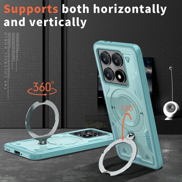 Защитный чехол UniCase Lander Armor для Xiaomi 14T - Baby Blue: фото 2 из 6