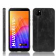 Защитный чехол UniCase Leather Series для Huawei Y5p - Black (257313B)