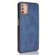 Защитный чехол UniCase Leather Series для Motorola Moto G9 Plus - Blue (250429L). Фото 3 из 10