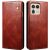 Защитный чехол UniCase Leather Wallet для Motorola Edge 50 Ultra - Brown: фото 1 из 6