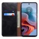Захисний чохол UniCase Leather Wallet для Motorola G55 - Black (366102B). Фото 2 з 7