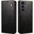 Захисний чохол UniCase Leather Wallet для Samsung Galaxy A17 (A175) - Black: фото 1 з 6