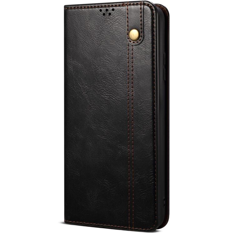 Защитный чехол UniCase Leather Wallet для Samsung Galaxy A17 (A175) - Black: фото 5 из 6