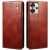 Защитный чехол UniCase Leather Wallet для Xiaomi Poco F6 - Brown: фото 1 из 6