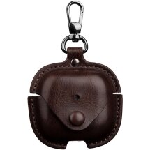 Защитный чехол UniCase Retro Cover для Xiaomi Redmi Buds 6 Active - Dark Brown: фото 1 из 7