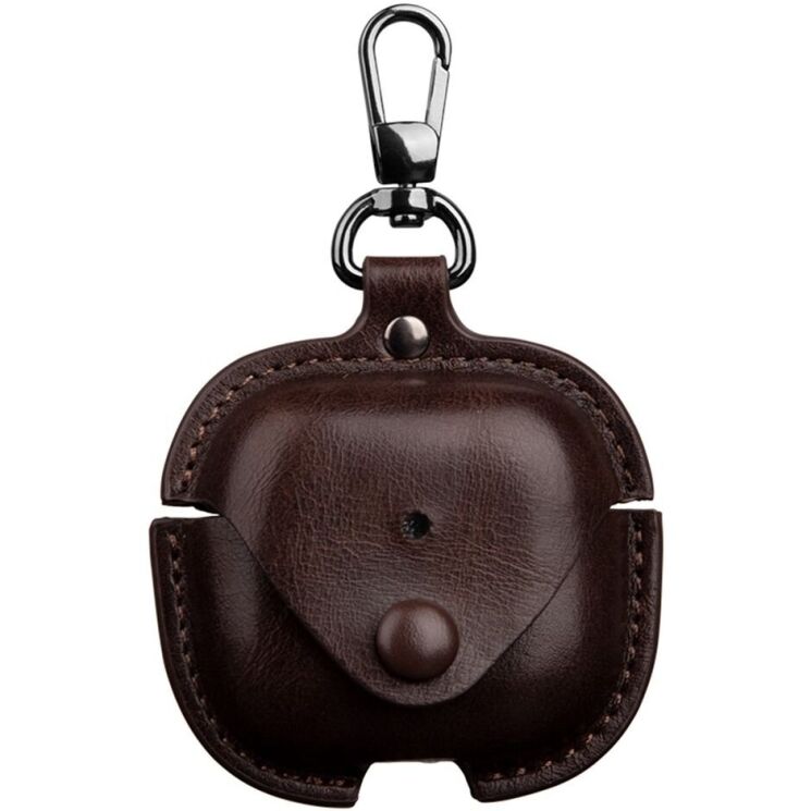 Защитный чехол UniCase Retro Cover для Xiaomi Redmi Buds 6 Active - Dark Brown: фото 1 из 7