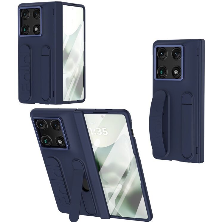 Защитный чехол UniCase Wrist Stand (FF) для Motorola Razr Fold - Blue: фото 4 из 15
