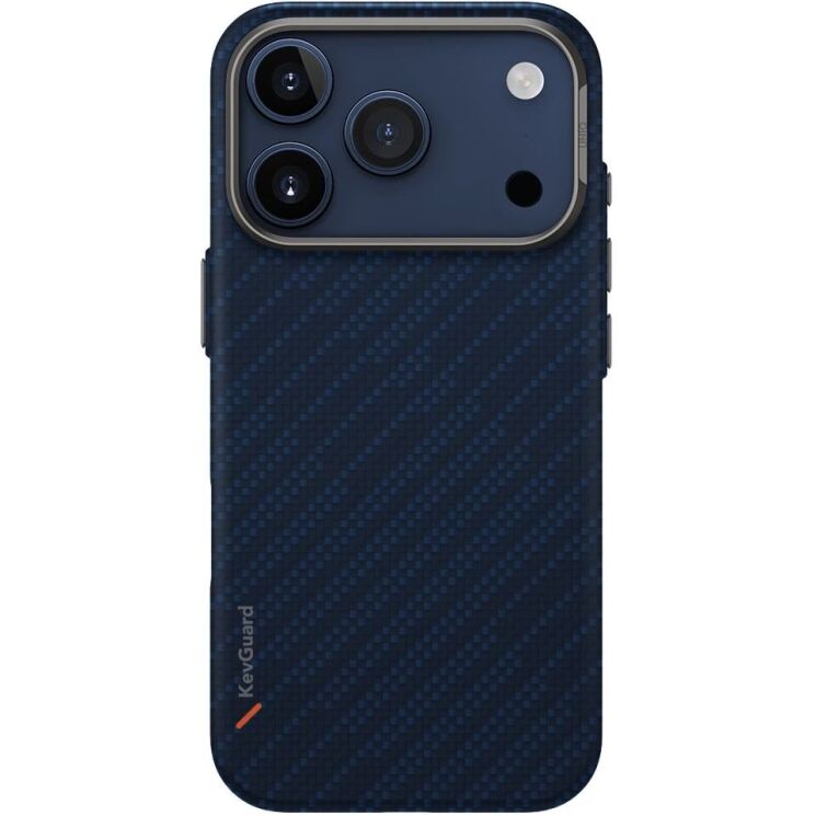 Защитный чехол UNIQ Keva EDGE MagClick для iPhone 17 Pro (UNIQ-IP6.3P(2025)-KEVAEDMTBLU) - Blue: фото 2 из 5