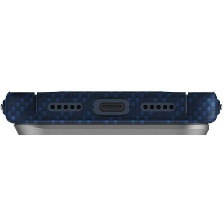 Защитный чехол UNIQ Keva EDGE MagClick для iPhone 17 Pro (UNIQ-IP6.3P(2025)-KEVAEDMTBLU) - Blue: фото 5 из 5