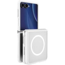 Захисний чохол UNIQ Veren AF with MagClick для Samsung Galaxy Flip 8 (UNIQ-GZFLIP8-VERNAFMCFST) - White: фото 1 з 1