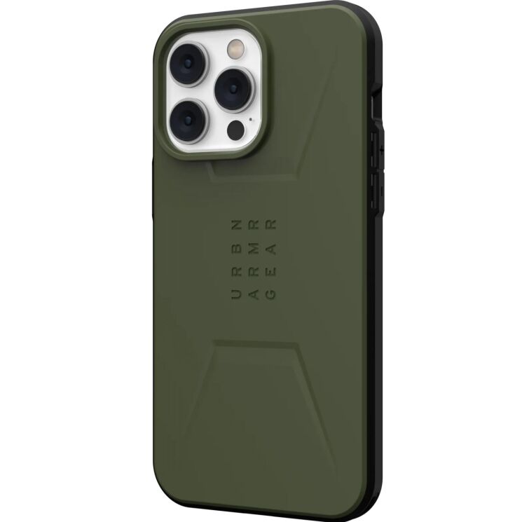 Защитный чехол URBAN ARMOR GEAR (UAG) Civilian MagSafe для Apple iPhone 14 Pro Max - Olive: фото 3 из 10