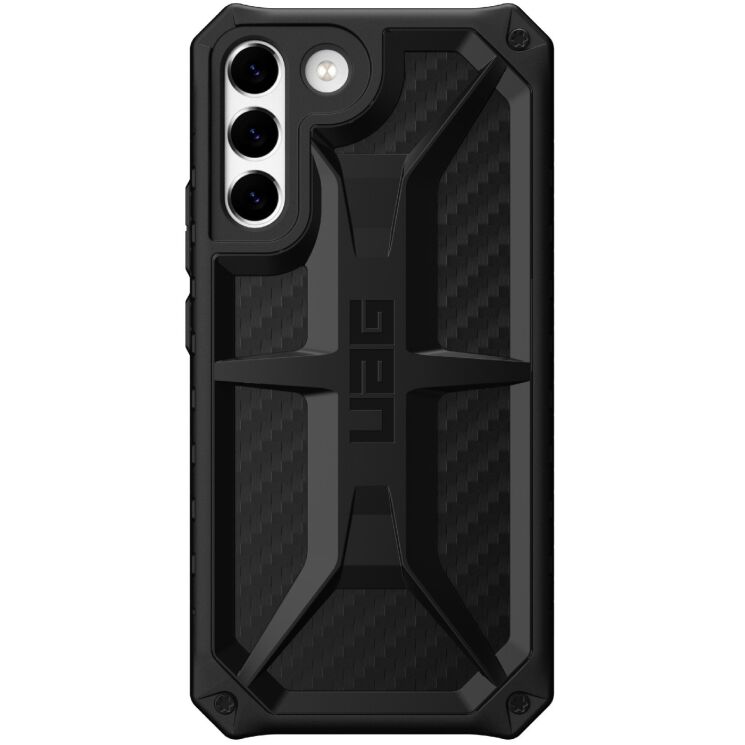 Захисний чохол URBAN ARMOR GEAR (UAG) Monarch для Samsung Galaxy S22 Plus (S906) - Carbon Fiber: фото 1 з 12
