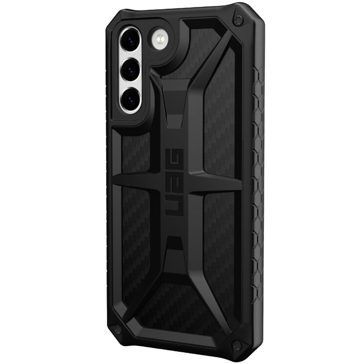 Захисний чохол URBAN ARMOR GEAR (UAG) Monarch для Samsung Galaxy S22 Plus (S906) - Carbon Fiber: фото 2 з 12