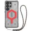 Захисний чохол URBAN ARMOR GEAR (UAG) Pathfinder Clear MagSafe для Samsung Galaxy S25 Ultra (S938) 2144831BV02 - Active Lava Lanyard (374510H)