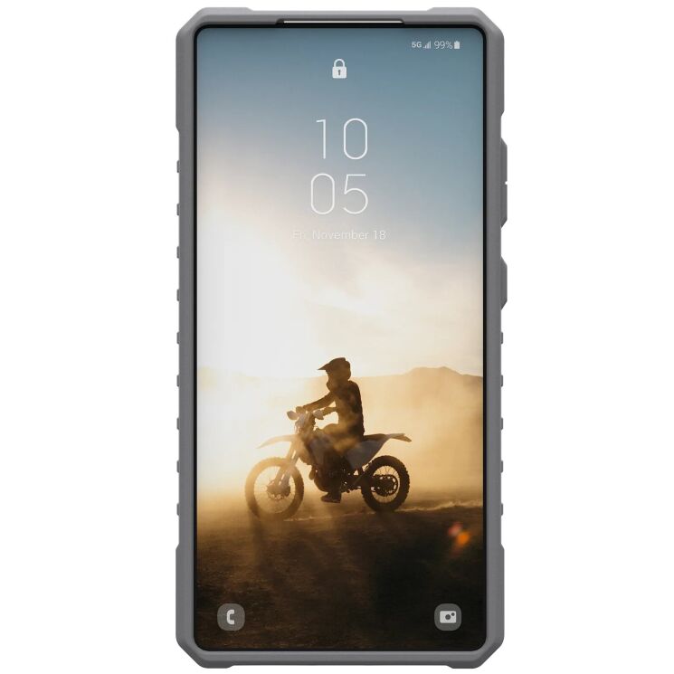 Захисний чохол URBAN ARMOR GEAR (UAG) Pathfinder Clear MagSafe для Samsung Galaxy S25 Ultra (S938) 2144831BV02 - Active Lava Lanyard: фото 2 з 8