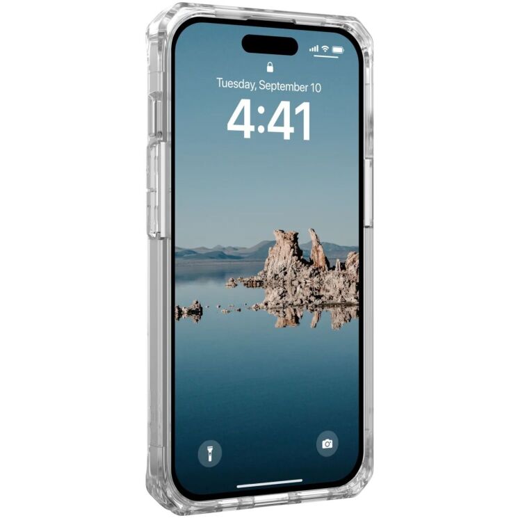 Защитный чехол URBAN ARMOR GEAR (UAG) Plyo Magsafe для Apple iPhone 15 - Ice Silver: фото 4 из 10