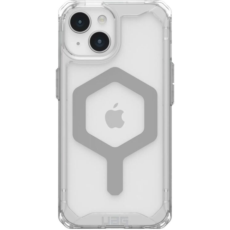 Защитный чехол URBAN ARMOR GEAR (UAG) Plyo Magsafe для Apple iPhone 15 - Ice Silver: фото 1 из 10