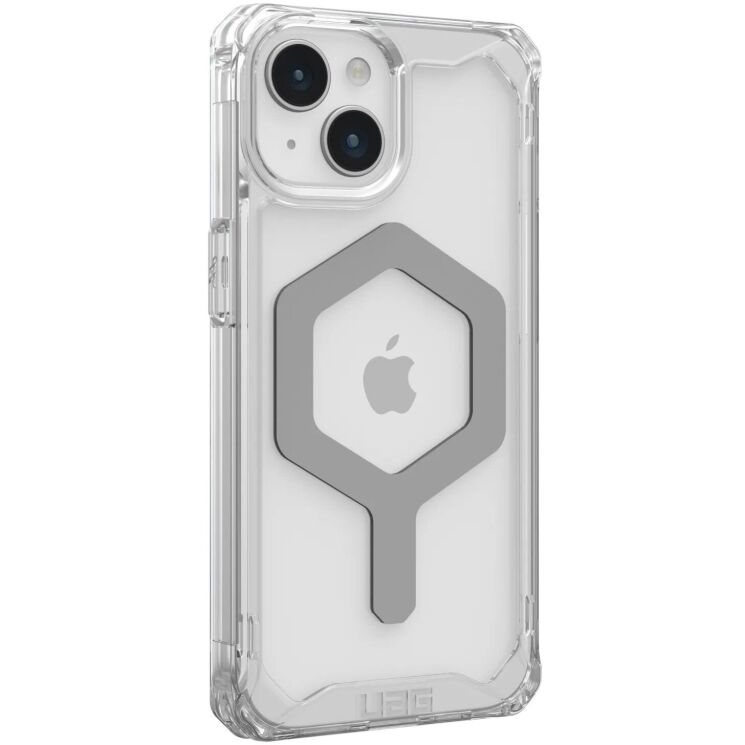 Защитный чехол URBAN ARMOR GEAR (UAG) Plyo Magsafe для Apple iPhone 15 - Ice Silver: фото 3 из 10