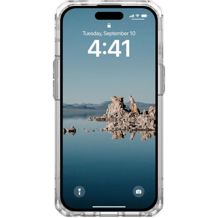 Защитный чехол URBAN ARMOR GEAR (UAG) Plyo Magsafe для Apple iPhone 15 - Ice Silver: фото 6 из 10