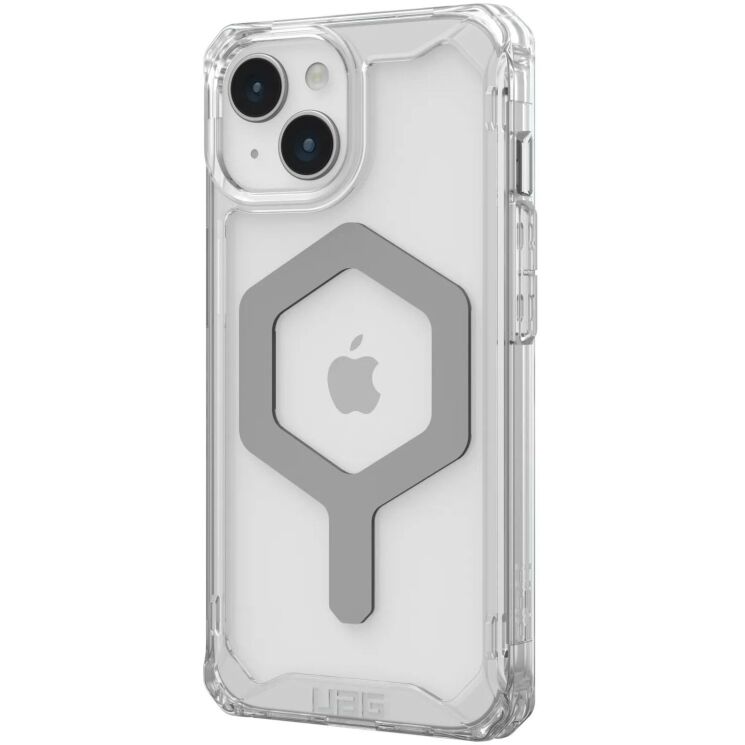Защитный чехол URBAN ARMOR GEAR (UAG) Plyo Magsafe для Apple iPhone 15 - Ice Silver: фото 2 из 10