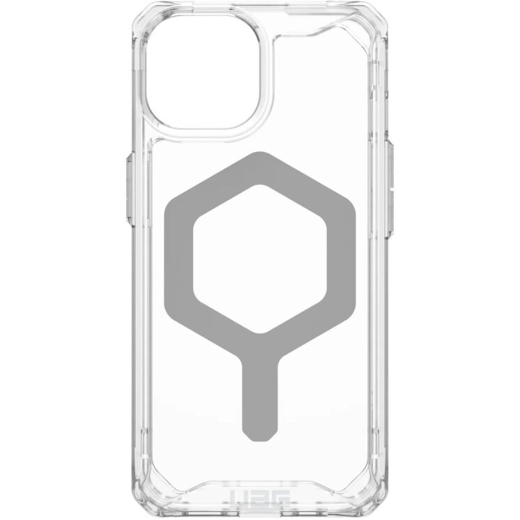 Защитный чехол URBAN ARMOR GEAR (UAG) Plyo Magsafe для Apple iPhone 15 - Ice Silver: фото 8 из 10