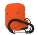 Защитный чехол URBAN ARMOR GEAR (UAG) Silicone для Apple AirPods 1 / 2 - Orange/Grey (204515BH). Фото 6 из 12