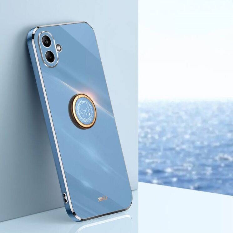 Защитный чехол XINLI Porcelain Ring для Samsung Galaxy A06 (A065) - Blue: фото 2 из 5