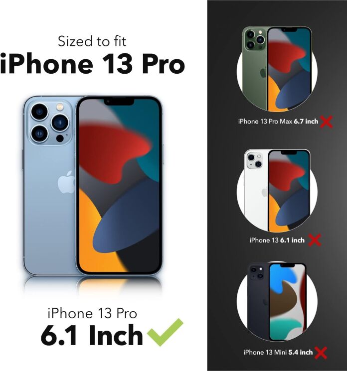 Захисний чохол Zagg Gear4 Brooklyn Snap with Magsafe для iPhone 13 Pro (702008228 / 702008901) - Black: фото 10 з 10