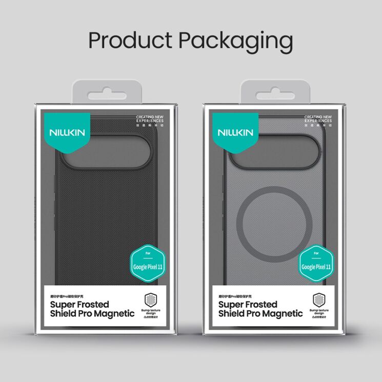 Защитный (PC+TPU) чехол NILLKIN Frosted Shield Pro Magnetic для Google Pixel 11 - Black: фото 13 из 13