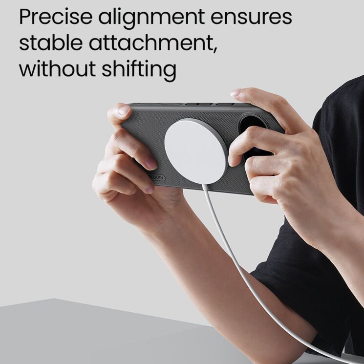 Защитный (PC+TPU) чехол NILLKIN Frosted Shield Pro Magnetic для Google Pixel 11 - Black: фото 12 из 13