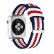 Ремешок UniCase Nylon для Apple Watch 38 / 40 / SE 40 / 41 mm - Blue / White / Red Five Stripes: фото 1 из 16