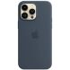 Оригінальний чохол Silicone Case MagSafe для iPhone 14 Pro Max (MPTQ3) - Storm Blue (306813L). Фото 2 з 4