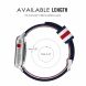 Ремешок UniCase Nylon для Apple Watch 42 (Series 10) / 41 / 40 / SE 40 / 38 - Blue / White / Red Five Stripes (236202C). Фото 4 из 16