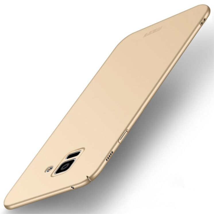 Пластиковий чохол MOFI Slim Shield для Samsung Galaxy A8+ 2018 (A730) - Gold: фото 1 з 7