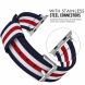 Ремешок UniCase Nylon для Apple Watch 42 (Series 10) / 41 / 40 / SE 40 / 38 - Blue / White / Red Five Stripes (236202C). Фото 5 из 16