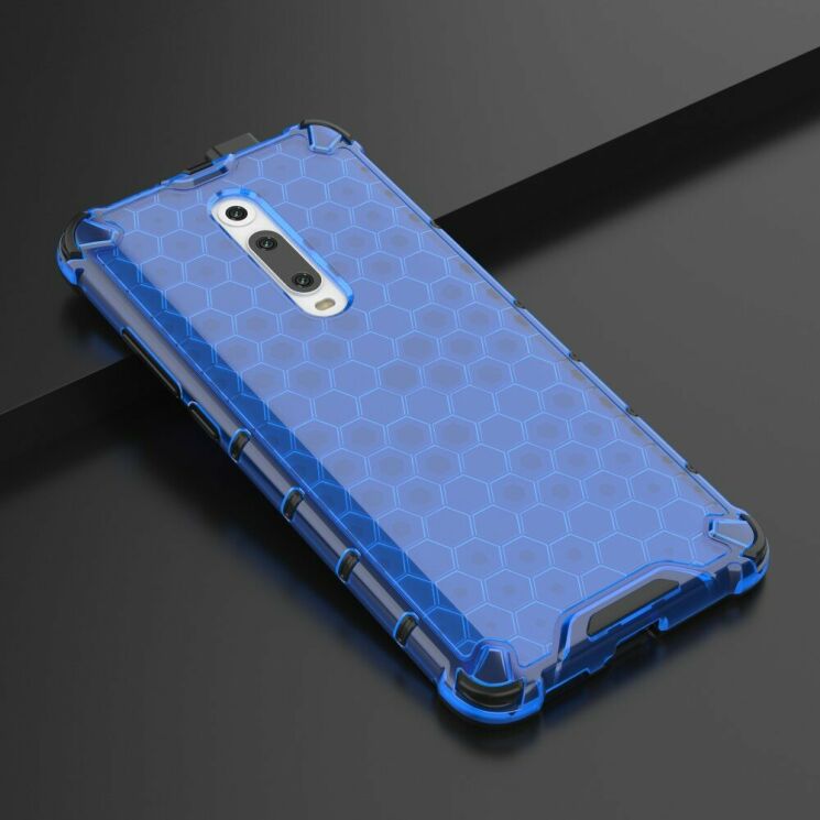 Защитный чехол Deexe Honeycomb Series для Xiaomi Mi 9T / Mi 9T Pro / Redmi K20 / Redmi K20 Pro - Blue: фото 2 из 5