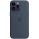 Оригінальний чохол Silicone Case MagSafe для iPhone 14 Pro Max (MPTQ3) - Storm Blue (306813L). Фото 4 з 4