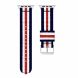 Ремешок UniCase Nylon для Apple Watch 42 (Series 10) / 41 / 40 / SE 40 / 38 - Blue / White / Red Five Stripes (236202C). Фото 10 из 16