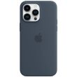 Оригінальний чохол Silicone Case MagSafe для iPhone 14 Pro Max (MPTQ3) - Storm Blue (306813L)