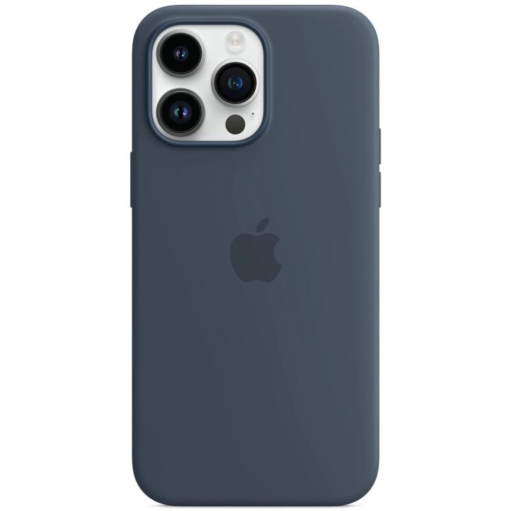 Оригінальний чохол Silicone Case MagSafe для iPhone 14 Pro Max (MPTQ3) - Storm Blue (306813L) Оригінальний чохол Silicone Case MagSafe для iPhone 14 Pro Max (MPTQ3) - Storm Blue: фото 1 з 4