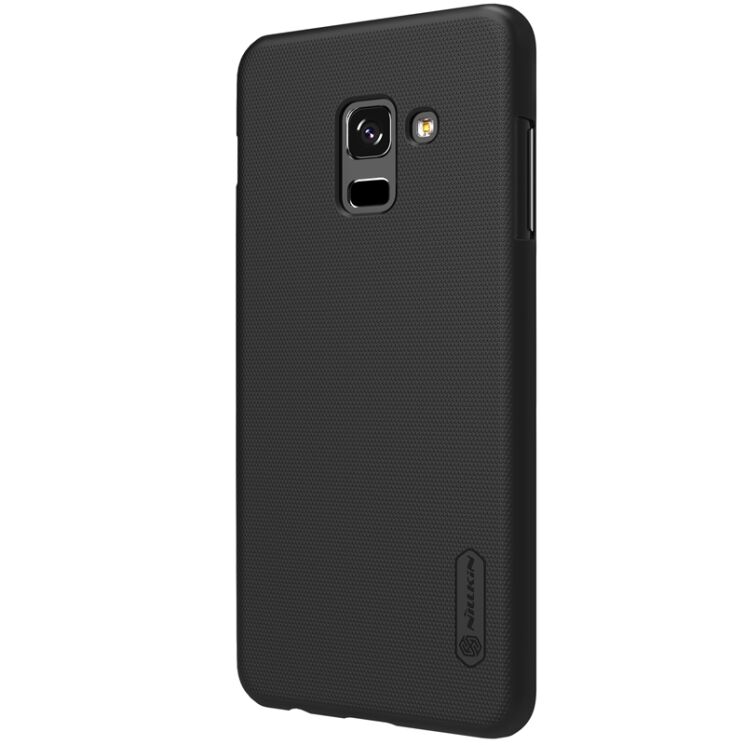 Пластиковый чехол NILLKIN Frosted Shield для Samsung Galaxy A8 2018 (A530) - Black: фото 4 из 13
