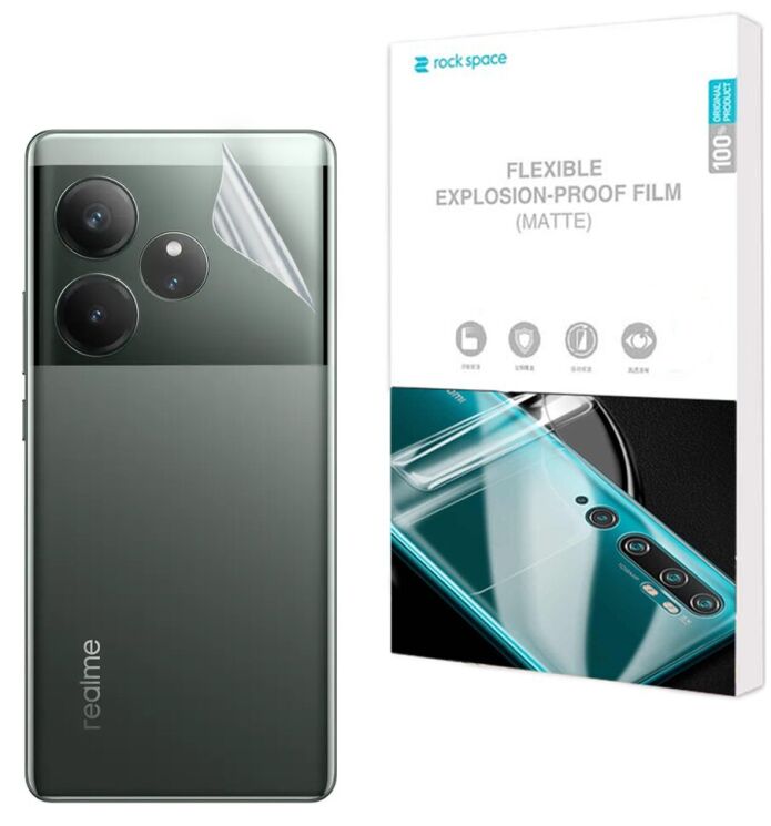 Антиблікова плівка на задню панель RockSpace Explosion-Proof Matte для Realme GT 6: фото 1 з 9